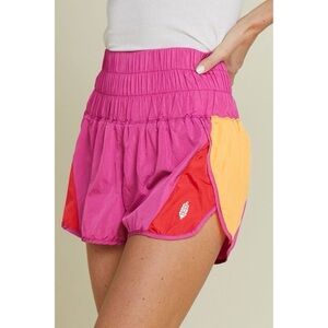 Free People Movement Color Block Shorts